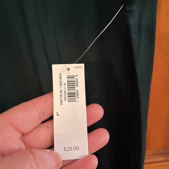 NWT Old Navy Women’s Dark Green Mini Dress - Picture 4 of 5